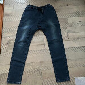 Zanerobe Mens Sureshot Jogger Pants Size 32 Navy Tapered Leg Stretch